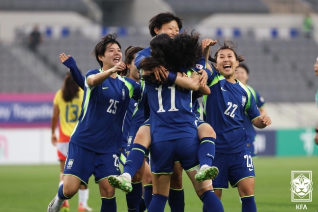 한국여자축구, 콜롬비아와 1-1 무…2연전 1무 1패